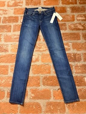 Hudson Super Model Mid-Rise Colette Indigo Women's Skinny Jeans sz 27 NWT